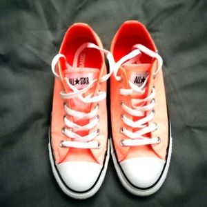 Orange Converse Size 8